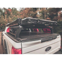 RealTruck 15-24 Ford F-150 5.7ft. Bed GoRack Overland Truck Rack - Black