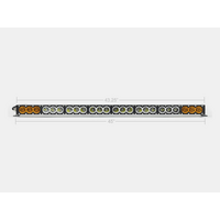 Cali Raised 43 Amber/White Dual Function Led Bar - Dual Function Wire Harness/Tall Dual Function Sw