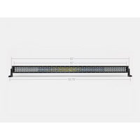 Cali Raised 52 Curved 5D Dual Row 5D Optic Osram Led Bar - Spot