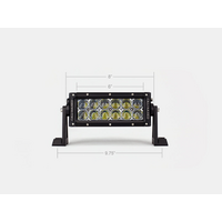 Cali Raised 8 Dual Row 5D Optic Osram Led Bar