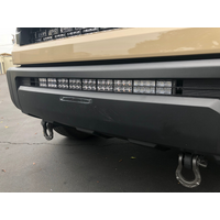 Cali Raised 14-21 Toyota Tundra 32In Lower Bumper Hidden Led Light Bar Kit - Combo Beam No Switch