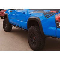 Cali Raised 05-23 Toyota Tacoma Trail Ed Rock Sliders - Double Cab Short Bed/Kick Out/PwdrCoat