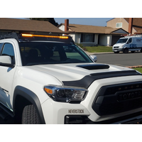 Cali Raised 40 Cut-Out Prinsu Roof Rack Slim Led Light Bar Bracket Kit - W/ 42 Inch Slim Led Light