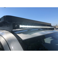 Cali Raised Front Runner Slimline Roof Rack Led Bar Brackets Kit - 42 Inch Slim Led Light Bar Amber