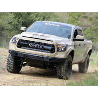 Cali Raised 14-21 Toyota Tundra 42 Hidden Grille Curved Led Light Bar Brackets Kit - No One Light B