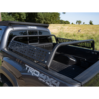 Cali Raised 05-23 Toyota Tacoma Overland Bed Bars - 11 Bars Molle Panel Powder Coat Finish