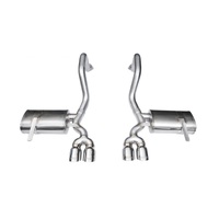 Corsa 97-04 Chevrolet Corvette C5 Z06 5.7L V8 Polished Xtreme Axle-Back Exhaust