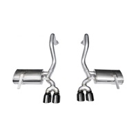 Corsa 97-04 Chevrolet Corvette C5 Z06 5.7L V8 Xtreme Axle-Back Exhaust w/ Black Tips