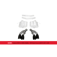 Corsa 16-17 Cadillac CTS-V 2.75in Inlet / 4.0in Outlet Black PVD Tip Kit (For Corsa Exhaust Only)