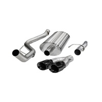 Corsa 11-13 Ford F-150 5.0L V8 Black Sport Cat-Back Exhaust