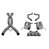 Corsa 2015+ Chevrolet Corvette C7 Z06 2.75in Dual Rear Xtreme Cat-Back Exhaust w/ Quad Polished Tips