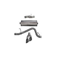 Corsa 15-16 GMC Yukon Denali 6.2L V8 Single Side Exit Cat-Back Exhaust w/ Polished Black Tips