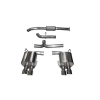 Corsa 2015 Subaru WRX Cat Back Exhaust, Polished Quad 3.5in Tips *Sport*