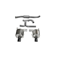 Corsa 08-10 Subaru Impreza WRX Sedan 2.5L Turbo Manual 3in Sport Cat-Back Exhaust w/4in Black Tips