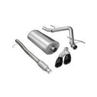 Corsa 10-13 Chevrolet Silverado Crew Cab/Short Bed 1500 4.8L V8 Black Sport Cat-Back Exhaust