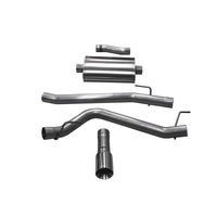 Corsa 2020 Jeep Gladiator JT 3.6L, Single Side Exit Cat-Back Exhaust w/ Single 4in Polished Tip