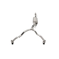 Corsa 21-22 Cadillac Escalade 6.2L Dual Rear 3.5/2.75in Sport Cat-Back Exhaust Uses Factory Bezels