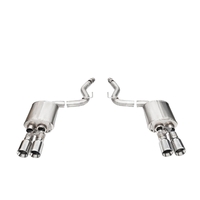 Corsa 2024+ Ford Mustang V8 5.0L 3in Axle-Back Exhaust System w/ Twin 4in Polished Straight Tips