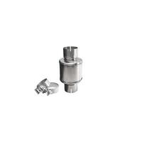 Corsa 304 Stainless Steel 2.75in Pro Series Packed Resonator (Slip Fit) (2-3DB) w/ 2 Clamps -Brushed