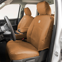 Covercraft 07-14 Chevrolet Silverado Carhartt PrecisionFit Custom Second Row Seat Covers - Brown