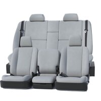 Covercraft 07-13 Chevrolet Avalanche/ Leatherette PrecisionFitFront Row Seat Covers - Lt Grey