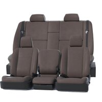 Covercraft 15-22 Chevrolet Colorado/GMC Leatherette PrecisionFitFront Row Seat Covers - Stone