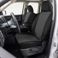 Covercraft 19-24 Dodge Ram 1500 Endura PrecisionFit Custom Front Row Seat Covers - Charcoal/Black