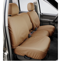 Covercraft 1993 Jeep Cherokee Polycotton SeatSaver Custom Front Row Seat Covers - Tan