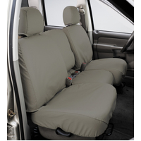 Covercraft 1997-01 Ford F150 Polycotton SeatSaver Custom Front Row Seat Covers - Misty Grey