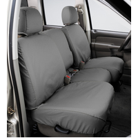 Covercraft 1997-01 Ford F150 Polycotton SeatSaver Custom Front Row Seat Covers - Grey