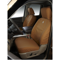 Covercraft 1992-96 Ford FS Carhartt SeatSaver Custom Front Row Seat Covers - Brown