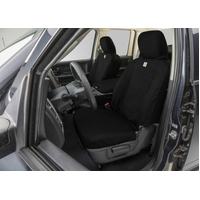 Covercraft 11-20 Dodge Durango Carhartt Super Dux SeatSaver Custom Front Row Seat Covers - Black