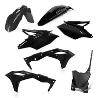 Cycra 5-Piece Replacement Kit Kawasaki - Black