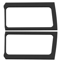 DEI 2019+ Jeep Wrangler JL 2DR Leather Look Side Window Kit - Black