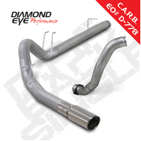 Diamond Eye KIT 4in DPF-BACK w/ DP SGL AL 08-10 Ford 6.4L Powerstroke F250/F350