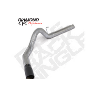 Diamond Eye 18-19 Ford 3.0L Powerstroke F150 - 4in Alum DPF Back Exhaust Kit w/ Tip 4512BRA-DEBK