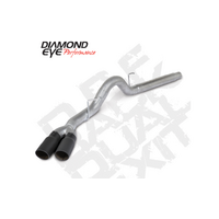 Diamond Eye 18-19 Ford 3.0L Pwrstrk F150 - 4in Alum DPF Back Exh Kit Sprt Dual w/Tips 4512BRA-DEBK