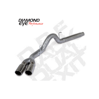 Diamond Eye 18-19 Ford 3.0L Powrstrke F150 - 4in 409SS DPF Back Kit Sprt Dual w/Tips 4512BRA-DE