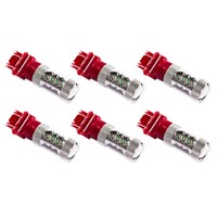 Diode Dynamics 3157 LED Bulb XP80 LED - Red Set of 6