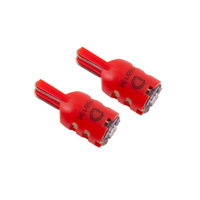 Diode Dynamics 194 LED Bulb HP5 LED - Red Short (Pair)