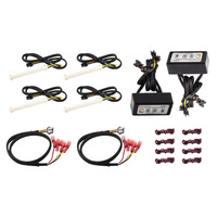 Diode Dynamics LED Strip Lights High Density SF Switchback Quad 3 In Kit