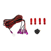 Diode Dynamics Add-on LED Switch Kit - Red