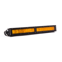 Diode Dynamics 12 In LED Light Bar Single Row Straight - Amber Wide Each Stage Series