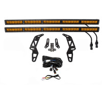 Diode Dynamics 18-21 Jeep JL Wrangler/Gladiator SS30 Bumper Bracket Kit - Amber Driving Dual