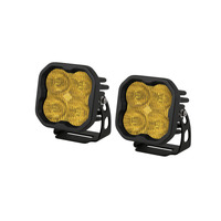 Diode Dynamics SS3 LED Pod Sport - Yellow SAE Fog Standard (Pair)