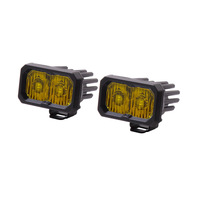 Diode Dynamics Stage Series 2 In LED Pod Sport - Yellow Driving Standard ABL (Pair)