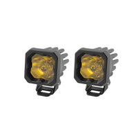 Diode Dynamics Stage Series C1 LED Pod Sport - Yellow Spot Standard ABL (Pair)