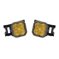 Diode Dynamics SS3 Type X LED Fog Light Kit - Yellow SAE Fog Sport