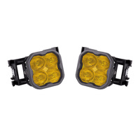 Diode Dynamics SS3 Type X LED Fog Light Kit - Yellow SAE Fog Pro