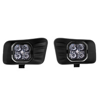 Diode Dynamics SS3 Ram Horizontal LED Fog Light Kit Sport - White SAE Driving